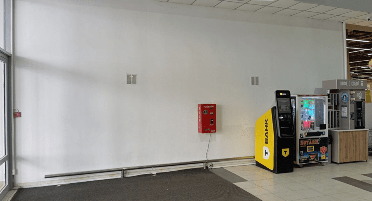 Стена перед росписью